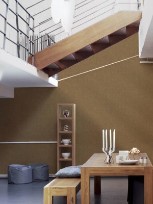 A.S. CRÉATION WALLPAPER «UNI, BROWN» 380247