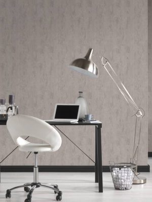 A.S. Création Wallpaper «Uni, Cream, Grey, Metallic» 380441