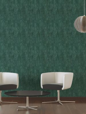 A.S. Création Wallpaper «Uni, Green, Metallic» 380444