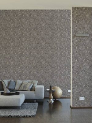 Livingwalls Wallpaper «Baroque, Black, Brown, Grey» 380944