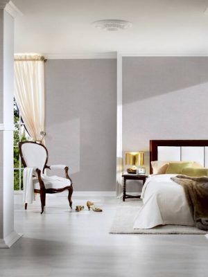 Livingwalls Wallpaper «Uni, Beige, Metallic» 380971