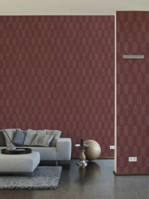 A.S. CRÉATION WALLPAPER «GRAPHICS, GOLD, METALLIC, PURPLE» 385925