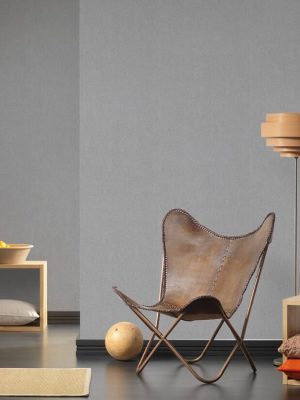 LIVINGWALLS WALLPAPER «UNI, GREY» 385991