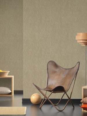 LIVINGWALLS WALLPAPER «UNI, BEIGE, GREY, TAUPE» 386124