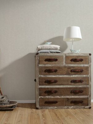 LIVINGWALLS WALLPAPER «UNI, GREY» 386132