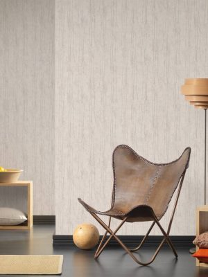 LIVINGWALLS WALLPAPER «FLORAL, BEIGE, GREY, TAUPE» 386142