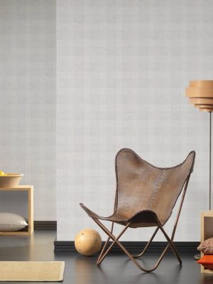 A.S. CRÉATION WALLPAPER «COTTAGE, GREY, WHITE» 386644