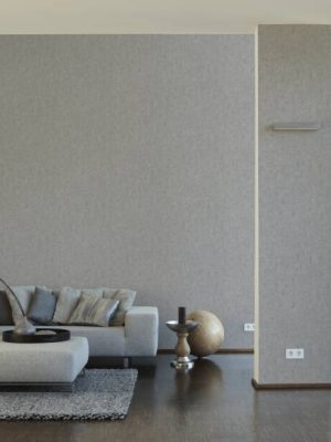 A.S. CRÉATION WALLPAPER «UNI, GREY» 386935