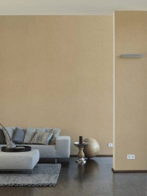 A.S. CRÉATION WALLPAPER «UNI, BEIGE, GOLD, METALLIC» 386945
