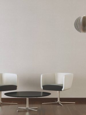 A.S. CRÉATION WALLPAPER «UNI, BEIGE, CREAM, METALLIC, SILVER» 387023