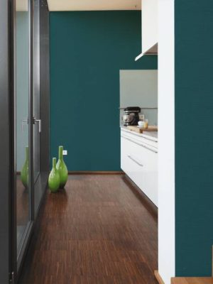 A.S. CRÉATION WALLPAPER «UNI, BLUE, GREEN, TURQUOISE» 387121