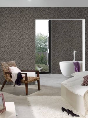 LIVINGWALLS WALLPAPER «GRAPHICS, 3D, BLACK, GOLD, METALLIC, SILVER» 388281