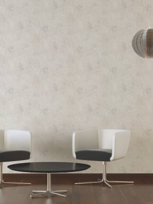A.S. CRÉATION WALLPAPER «UNI, CREAM, METALLIC, SILVER» 388331