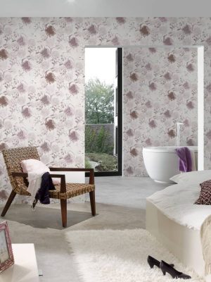 A.S. CRÉATION WALLPAPER «FLORAL, PINK, RED, WHITE» 389001