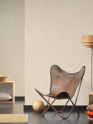 A.S. CRÉATION WALLPAPER «COTTAGE, FLORAL, BEIGE, CREAM, YELLOW» 389204