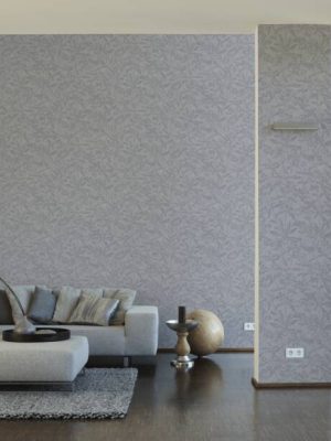 A.S. CRÉATION WALLPAPER «FLORAL, BLUE, GREY» 389244