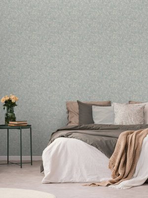 A.S. CRÉATION WALLPAPER «FLORAL, CREAM, GREEN, WHITE» 390282