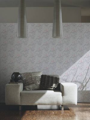 ARCHITECTS PAPER WALLPAPER «BAROQUE, FLORAL, GREY, PINK, WHITE» 390575