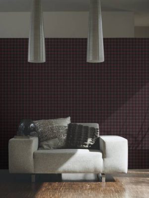 ARCHITECTS PAPER WALLPAPER «COTTAGE, BLACK, PINK, RED» 390641
