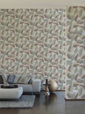 A.S. CRÉATION WALLPAPER «FLORAL, BEIGE, BLUE, GREEN, RED» 390941