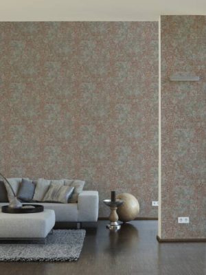 LIVINGWALLS WALLPAPER «UNI, BROWN, GOLD, GREEN, METALLIC» 391101