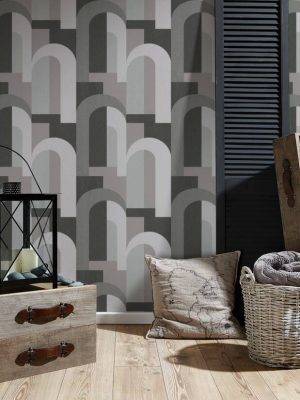 ARCHITECTS PAPER WALLPAPER «GRAPHICS, BLACK, GREY» 391704