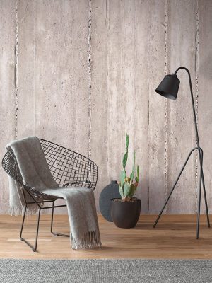LIVINGWALLS WALLPAPER «GREY, RED» 392571