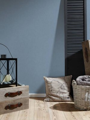 ARCHITECTS PAPER WALLPAPER «UNI, BLUE» 393314