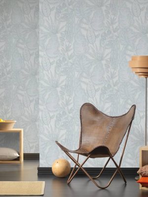 A.S. CRÉATION WALLPAPER «FLORAL, GREY» 394061