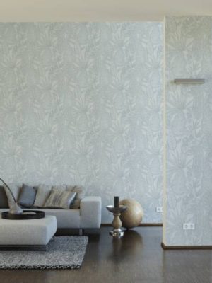 A.S. CRÉATION WALLPAPER «FLORAL, GREY» 394061