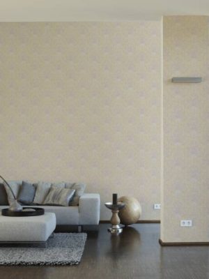 A.S. Création Wallpaper «Baroque, Beige, Gold, Metallic, Pink» 765789