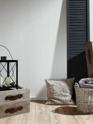 Livingwalls Wallpaper «Fabric, White» 765819