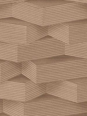 braon geometrijska tapeta za zid