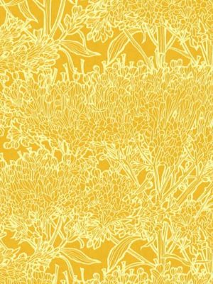 zuta cvetna tapeta za zid