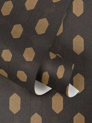 braon geometrijska tapeta odmah dostupno