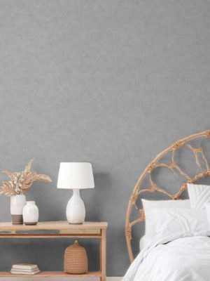 siva jednobojna tapeta za zid