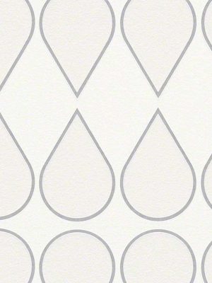 bela geometrijska tapeta za zid