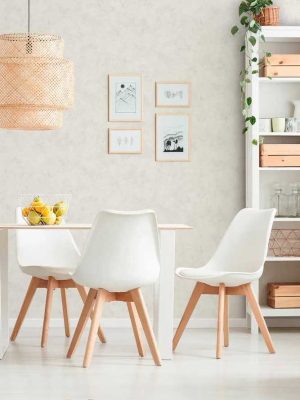 bela jednobojna tapeta za zid