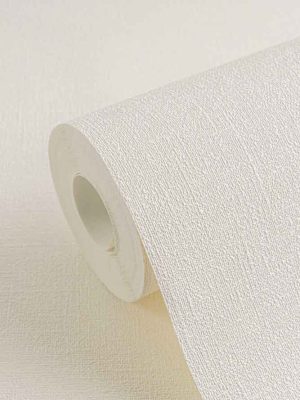 bela jednobojna tapeta za zid