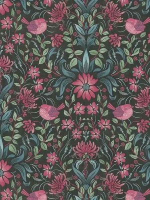 sarena cvetna tapeta za zid