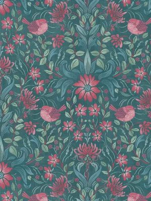 zelena cvetna tapeta odmah dostupno