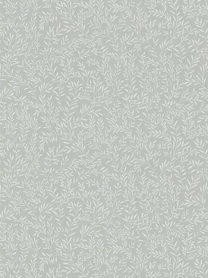 siva tapeta sa lišćem za zid