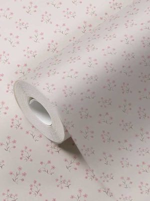 roza cvetna tapeta za zid