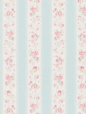 plava cvetna tapeta za zid