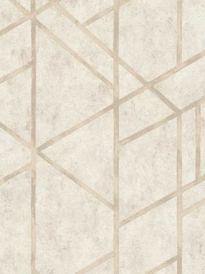 krem geometrijska tapeta mega concept
