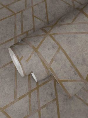 siva geometrijska tapeta mega concept