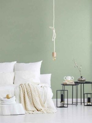 zelena jednobojna tapeta za zid