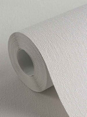 bela jednobojna tapeta za zid