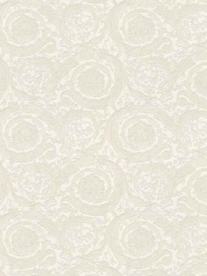 krem barokna tapeta za zid