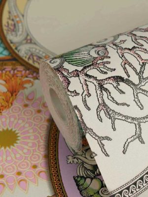 sarena barokna tapeta za zid